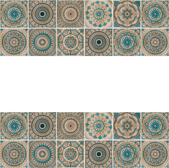 미소로운 예쁜 인테리어 스티커 24pcs 세트, 북유럽STYLE6