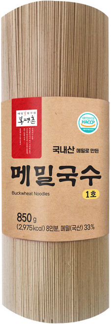 봉평촌 메밀국수 1호 롤타입, 850g, 1개