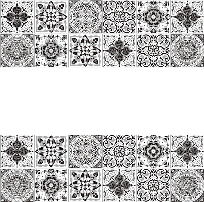 미소로운 예쁜 인테리어 스티커 24pcs 세트, 북유럽STYLE15