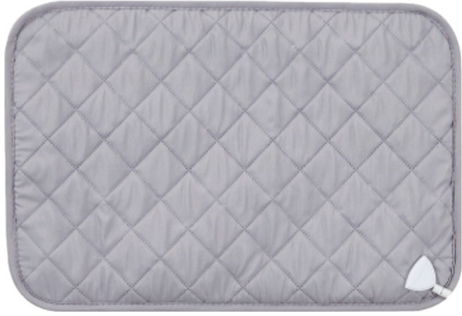 더안 반려동물 탄소 온열 전기방석, 연그레이, 1개