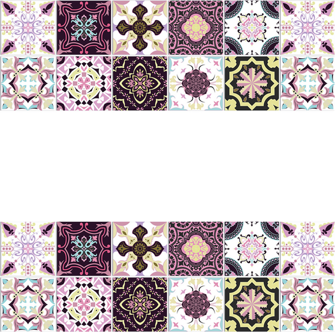 미소로운 예쁜 인테리어 스티커 24pcs 세트, 북유럽STYLE10