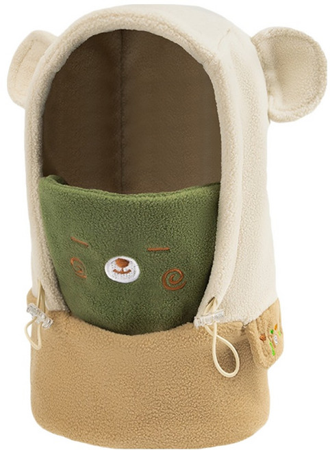 키즈트리 아동용 곰돌이 바라클라바 후드 넥워머 DM-171