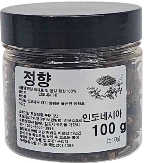 자연공방선율 뱅쇼재료 정향, 1개, 100g