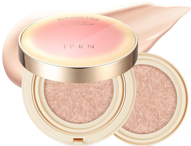 입큰 리본 비타 톤업 커버 쿠션 본품 12g + 리필 12g 세트, 21호, 1개