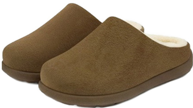 페이퍼플레인키즈 털 방한 뮬 슬리퍼