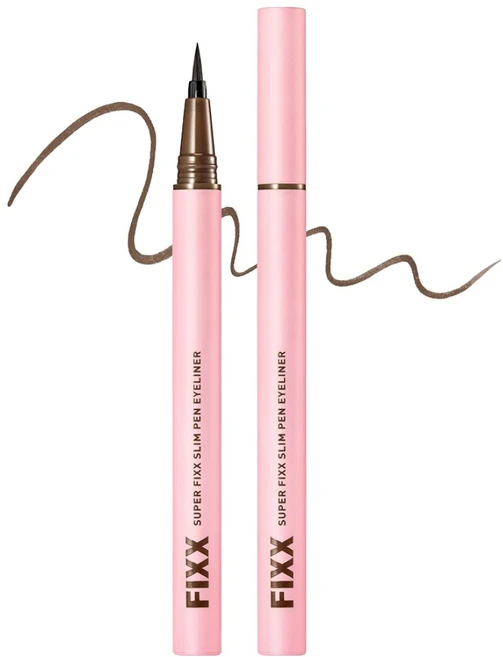 쏘내추럴 파우더포룸 수퍼 픽스 슬림 펜 아이라이너 0.4g, 02 우드 브라운, 1개 - 쿠팡