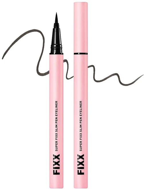 쏘내추럴 파우더포룸 수퍼 픽스 슬림 펜 아이라이너 0.4g, 01 모카 블랙, 1개 - 쿠팡