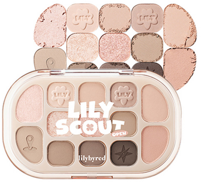 릴리바이레드 듀이핏 팔레트, 05 아몬드밀크, 1개