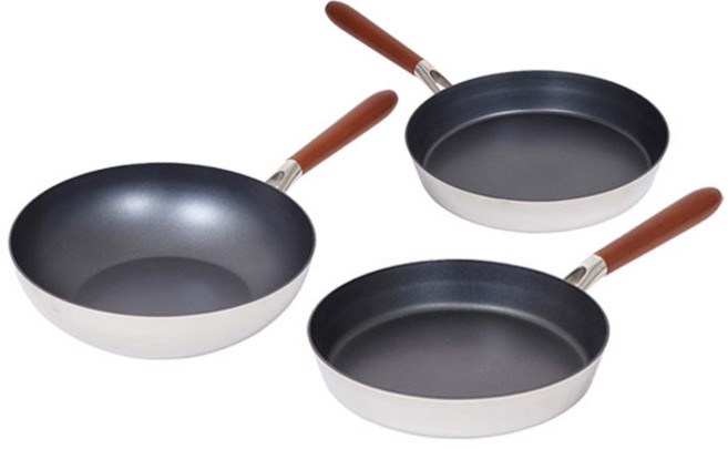 알텐바흐 인덕션 파인우드 통5중 퍼펙트 세트 3개, 프라이팬 24cm + 프라이팬 28cm + 웍팬 28cm, 1세트