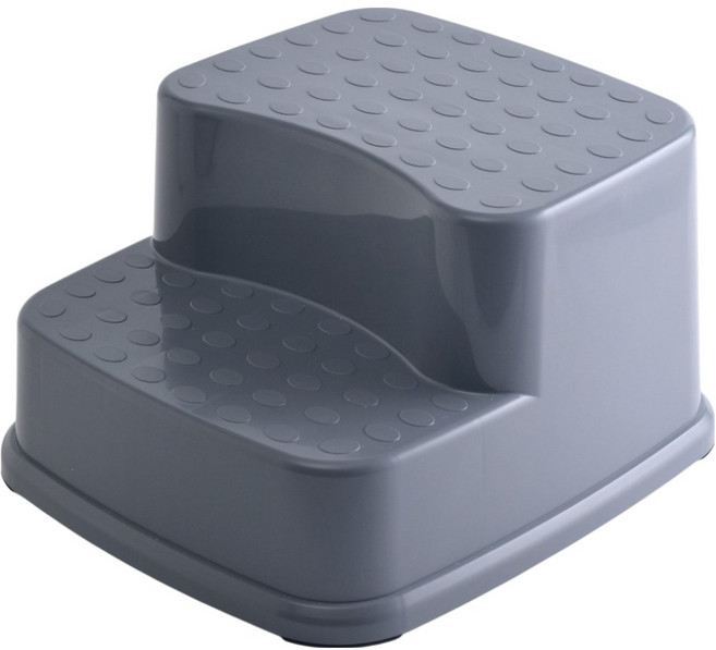 팬톤홈퍼니싱 미끄럼방지 논슬립 2단 디딤대, 차콜, 1개