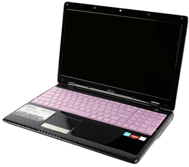 카라스 MSI 알파 15 B5EEK / 크로스헤어 15 B12UGSZ용 노트북 칼라 키스킨, 1개, 핑크