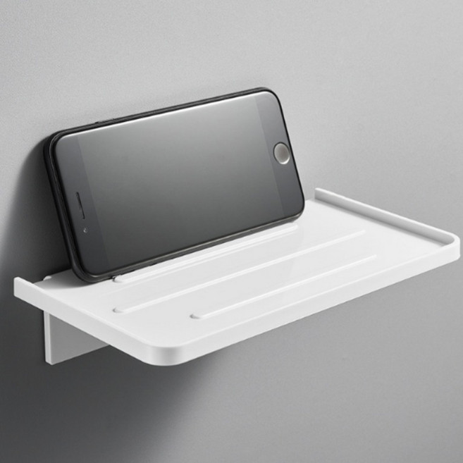 디유라 욕실 스마트폰 거치대, 화이트, 1개