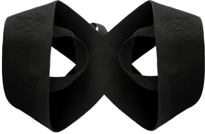 Brandion 健身拉力帶 肩部帶 黑色, 1個