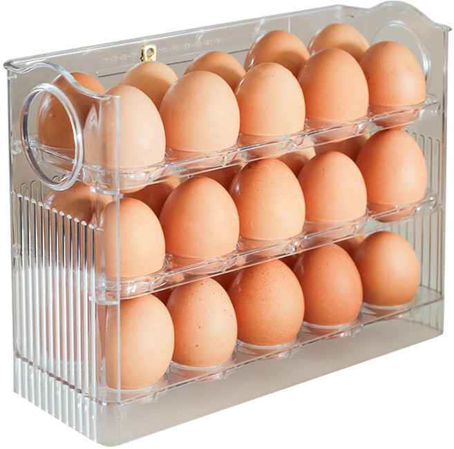 네이쳐리빙 에그쏙 자동오픈 계란보관함 30구, 1개