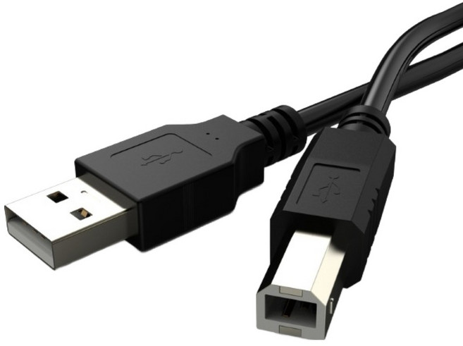 디옵텍 USB 2.0 A-B 프린터 블랙 케이블 JUSTLINK-U2AB50BK, 1개, 5m