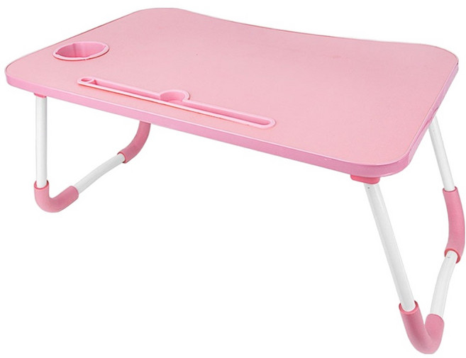 비스토어 접이식 베드 테이블, 핑크