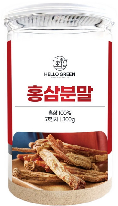 헬로우그린 홍삼분말, 1개, 300g