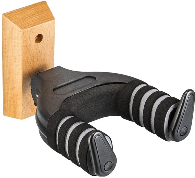 마이티킹 원목 오토그립 벽걸이 기타 거치대 스탠드 MGH56W, 1개