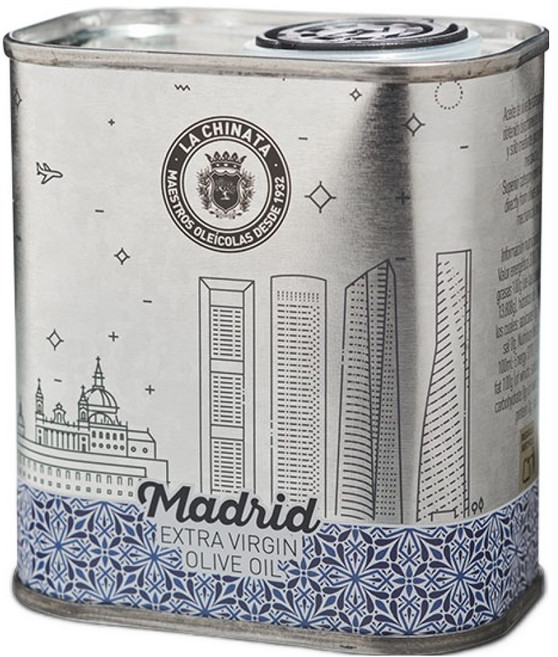 LA CHINATA 希那塔 特級初榨橄欖油 馬德里鐵罐, 1個, 100ml