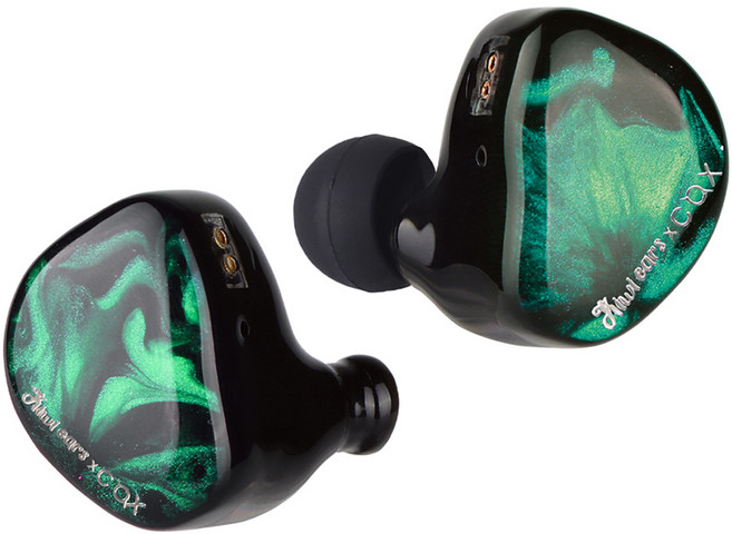 COX KIWICOX 카콕자 베릴륨 드라이버 키위이어스 게이밍 배그 발로란트 유선 이어폰 그린