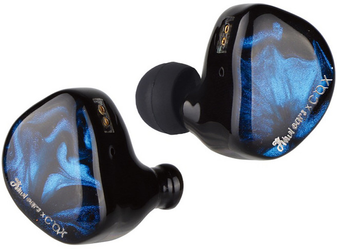 COX KIWICOX 카콕자 베릴륨 드라이버 키위이어스 게이밍 배그 발로란트 유선 이어폰 블루