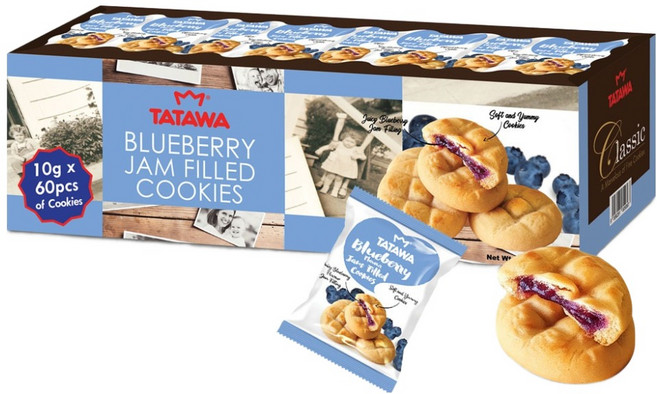 타타와 블루베리 쿠키 60p, 600g, 1개