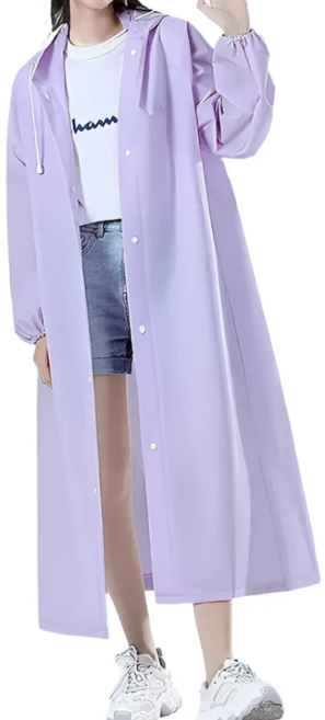 은희마법 편안한 일회용우비 free size, 토란퍼플, 1개