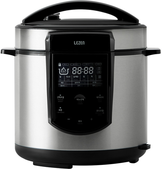 르젠 올라운드팟 멀티압력쿠커 밥솥 6L, LZMPC-6400, 블랙