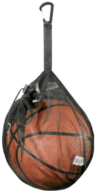라운듀 농구공가방 매쉬 가방걸이 축구공가방, 블랙, 1개