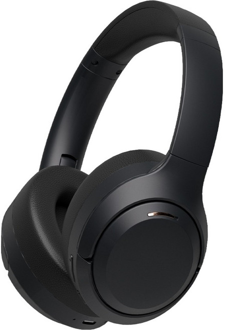 오아 렛츠플레이 무선 블루투스 5.4 노이즈캔슬링 미니 접이식 헤드셋, 블랙, OEAP-004BK