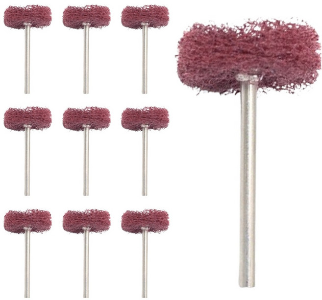 OON 그라인더 수세미 브러쉬 레드, 10개