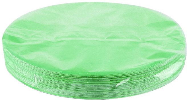 유니아트 C칼라 종이 접시, 연두, 50개