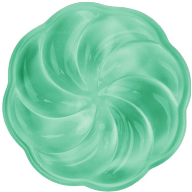 CASHCOO 투명 실리콘 손목패드 소용돌이, 그린, 1개