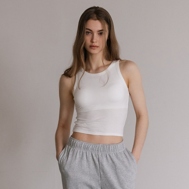 락포트 여성용 모달 런닝 브라탑