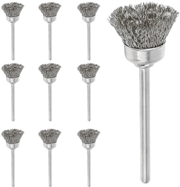 OON 그라인더 종 브러쉬 스테인레스, 10개