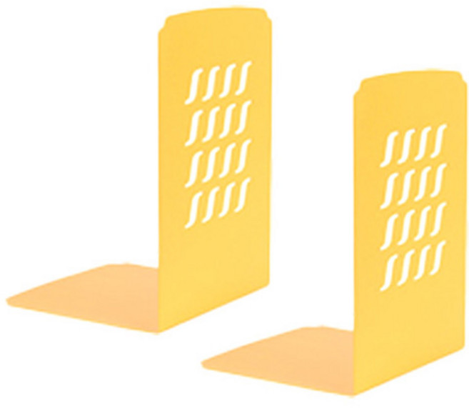 ACADEMY 북엔드 L형 2p, 노랑