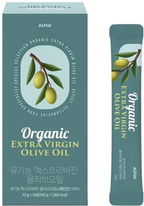 알티스트 유기농 엑스트라 버진 올리브오일 스틱, 140g, 1개