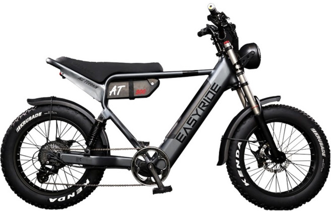 이지라이드 올터레인 전동자전거 48V 500W 15Ah 고객직접설치, 티탄그레이, 알루미늄