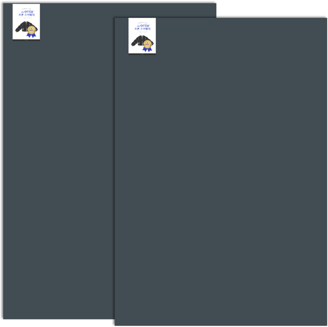 조앤제이 초간편 잘라쓰는 다용도 패딩 수선패치, 진그레이, 2개