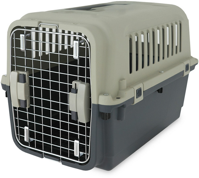 플러피랩 모노켄넬 강아지 이동장 150, 다크그레이 + 아이보리, 1개