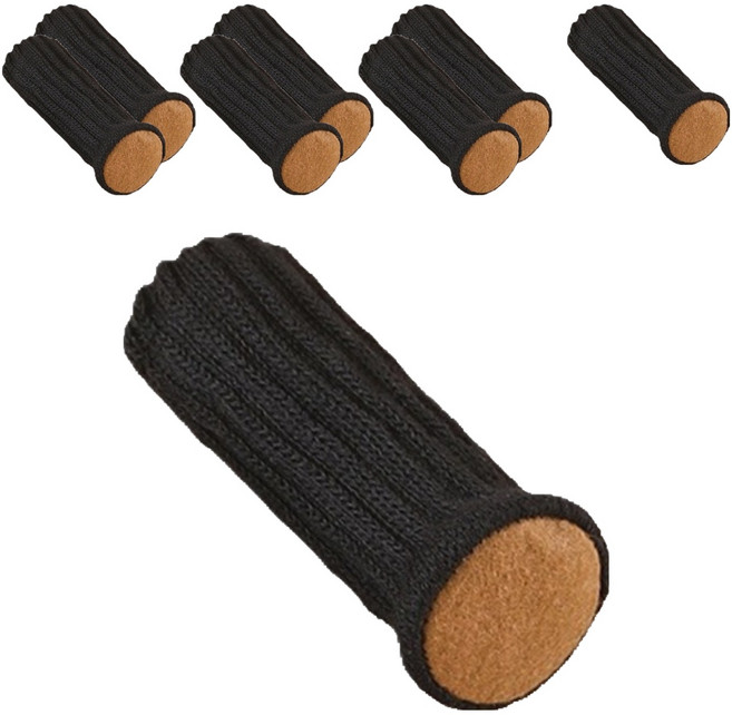 미소로운 소음방지 의자 캡 블랙, 8개