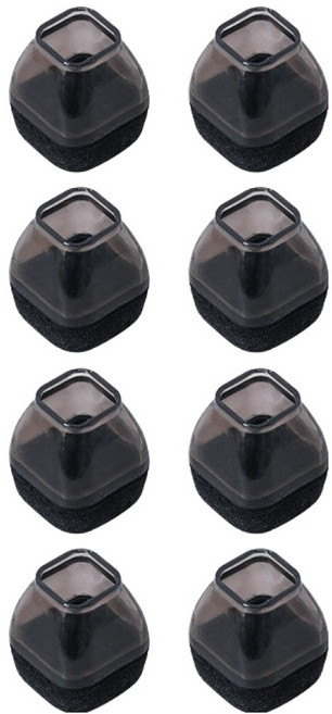 미소로운 의자 발커버 사각 블랙, 8개