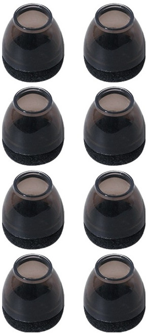 미소로운 의자 발커버 블랙, 8개