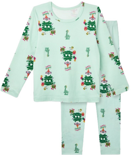 첨이첨이 IFC 피치 9부 실내복 상하의 세트01