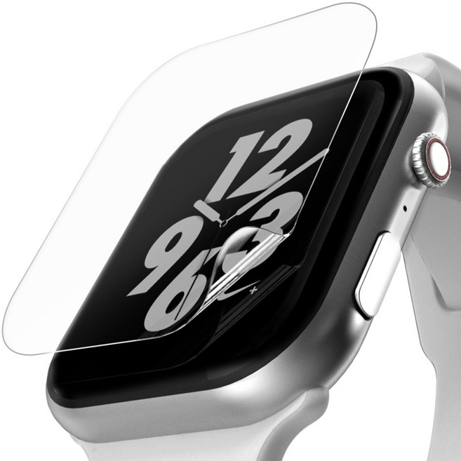 아이몰 애플워치 엣지 풀커버 TPU 액정보호필름 세트, 투명, 1세트