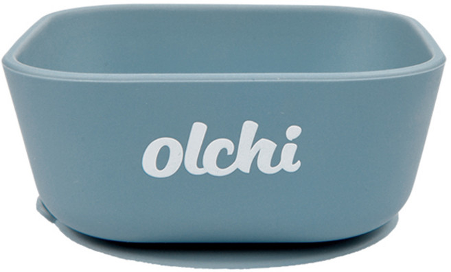 올치 반려동물 흡착시 소음 방지 실리콘 식기 FB6884, 스카이블루, 1개