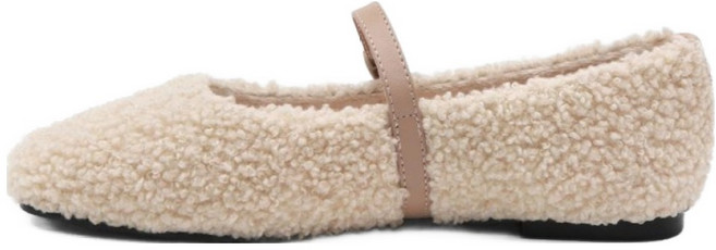 사뿐 여성용 디오네 털안감 메리제인 플랫슈즈 1cm