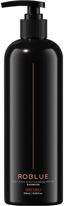 ROBLUE 弱酸性頭皮淨化香氛洗髮精 甜美花香, 1個, 500ml
