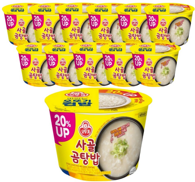 OTOKI 不倒翁 牛骨湯杯飯, 197g, 12個