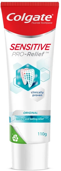 콜게이트 센서티브 프로릴리프 오리지널 치약, 110g, 1개 - 쿠팡